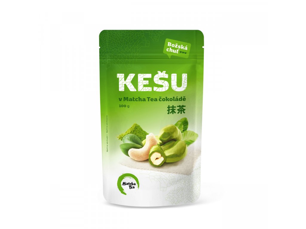 Kešu v Matcha Tea čokoládě 100 g