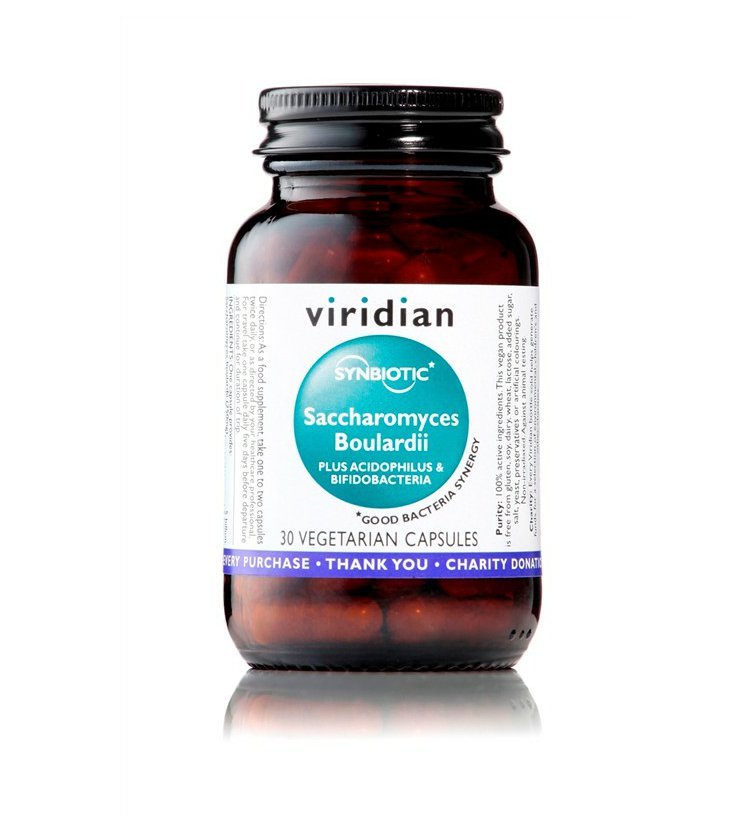 Viridian Probiotika Saccharomyces Boulardii 30 kapslí
