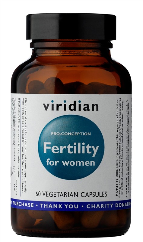 Viridian Pro ženskou plodnost 60 kapslí