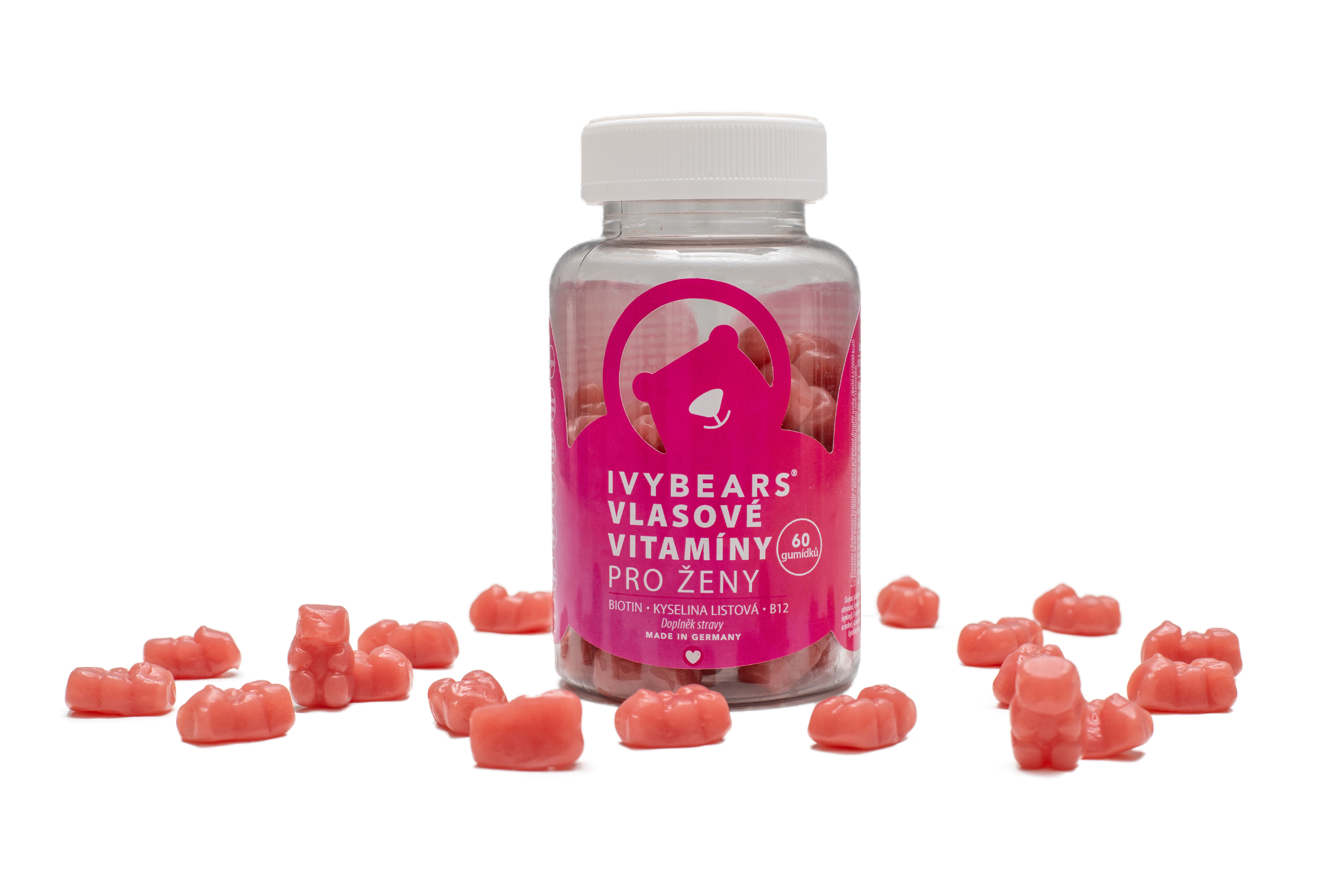 IVY Bears vlasové vitamíny pro ženy 60 ks měsíční kúra