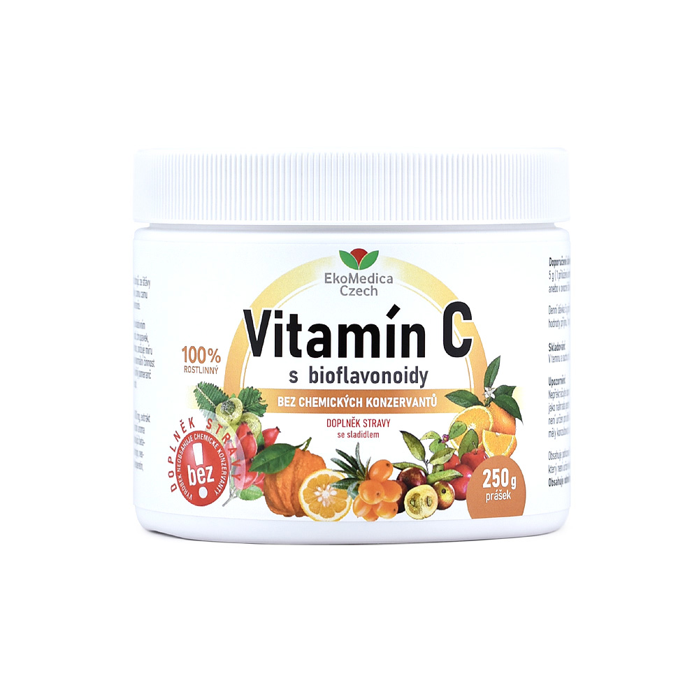 EkoMedica Vitamín C s bioflavonoidy 250 g