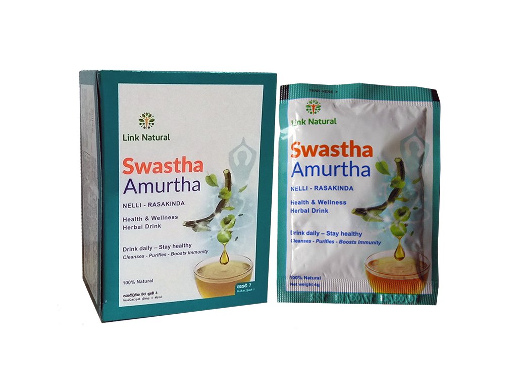 Link Natural Swastha Amurtha bylinný nápoj 7x4g