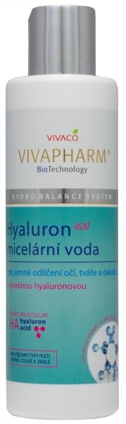 Vivaco VivaPharm Micelární voda s kyselinou hyaluronovou 200 ml
