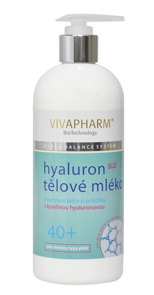 Vivaco VivaPharm Tělové mléko s kyselinou hyaluronovou 400 ml