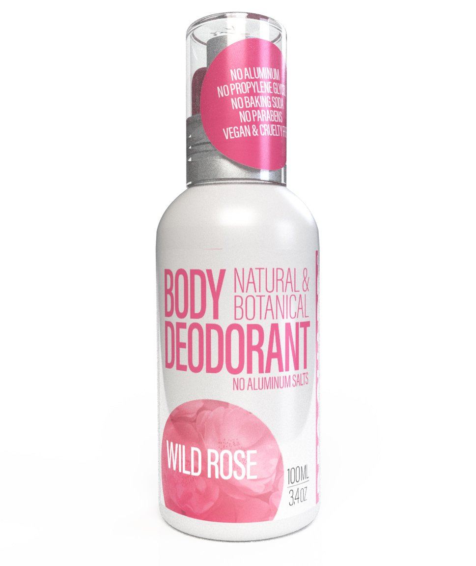 Deoguard Přírodní deodorant ve spreji 100 ml Vůně: Divoká růže