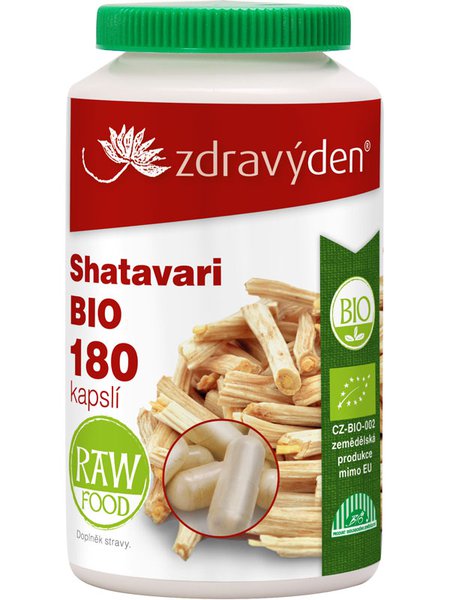 ZdravýDen® BIO Shatavari RAW 180 kapslí