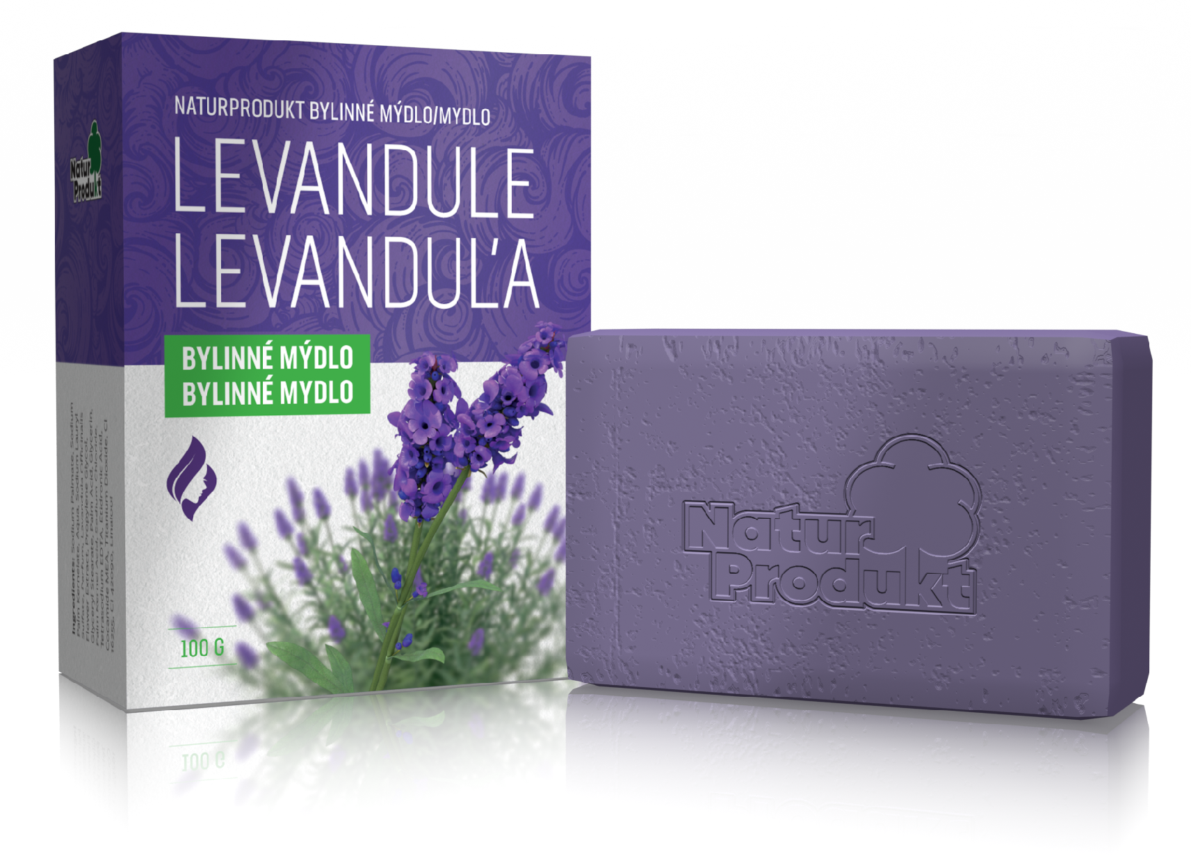 Naturprodukt bylinné mýdlo LEVANDULE 100 g