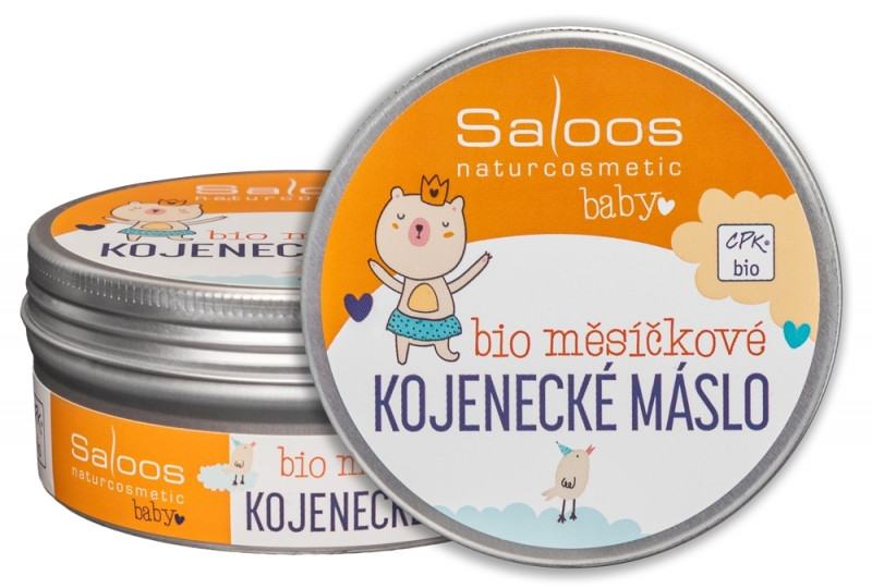 Saloos Bio Šlehané měsíčkové kojenecké máslo 150 ml