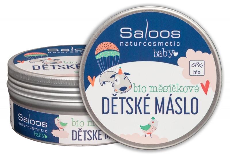 Saloos Bio Šlehané měsíčkové dětské máslo 150 ml