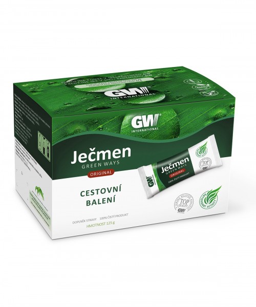 Green Ways BIO Ječmen - cestovní balení 25 sáčků (125g)