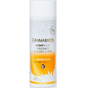 Trompetol Cannabios Bio konopný masážní & pěstící X-olej LEMON PLUS 100 ml