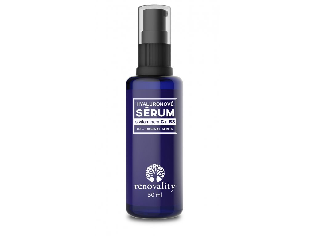 Renovality Hyaluronové sérum s vitamínem C a B3 50 ml