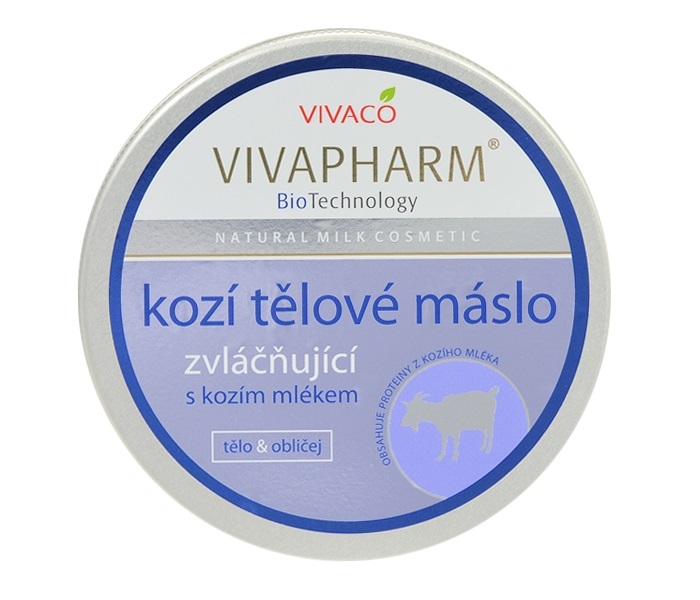 Vivaco VivaPharm Tělové máslo s kozím mlékem 200 ml