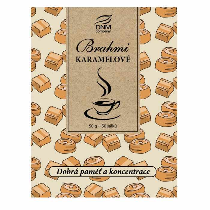 DNM Ajurvédské kafe Brahmi karamelové 50 g