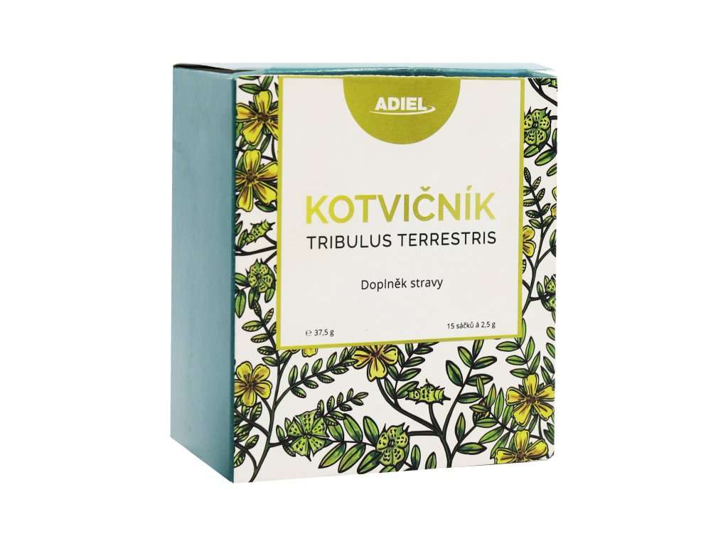 Adiel Čaj Kotvičník (Tribulus terrestris) 15 x 2,5 g