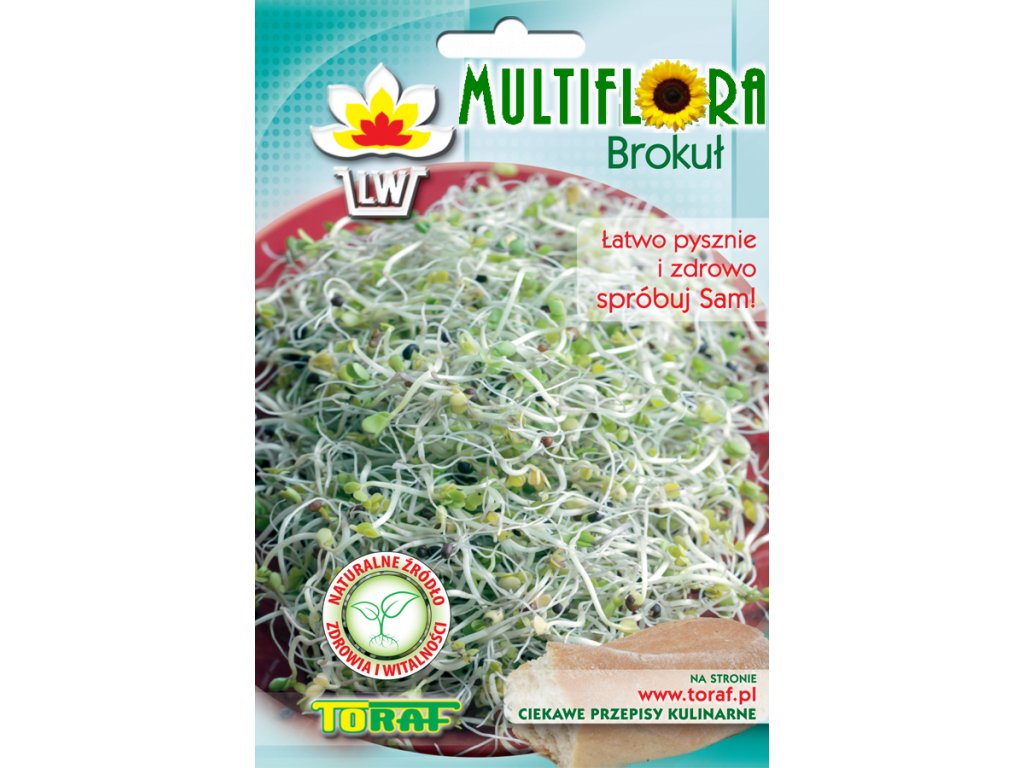 MultiFlora Brokolice - semena na klíčení Balení: 10 g