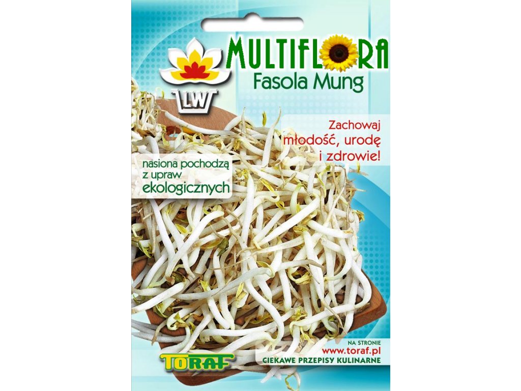 MultiFlora Fazole mungo - semena na klíčení Balení: 50 g