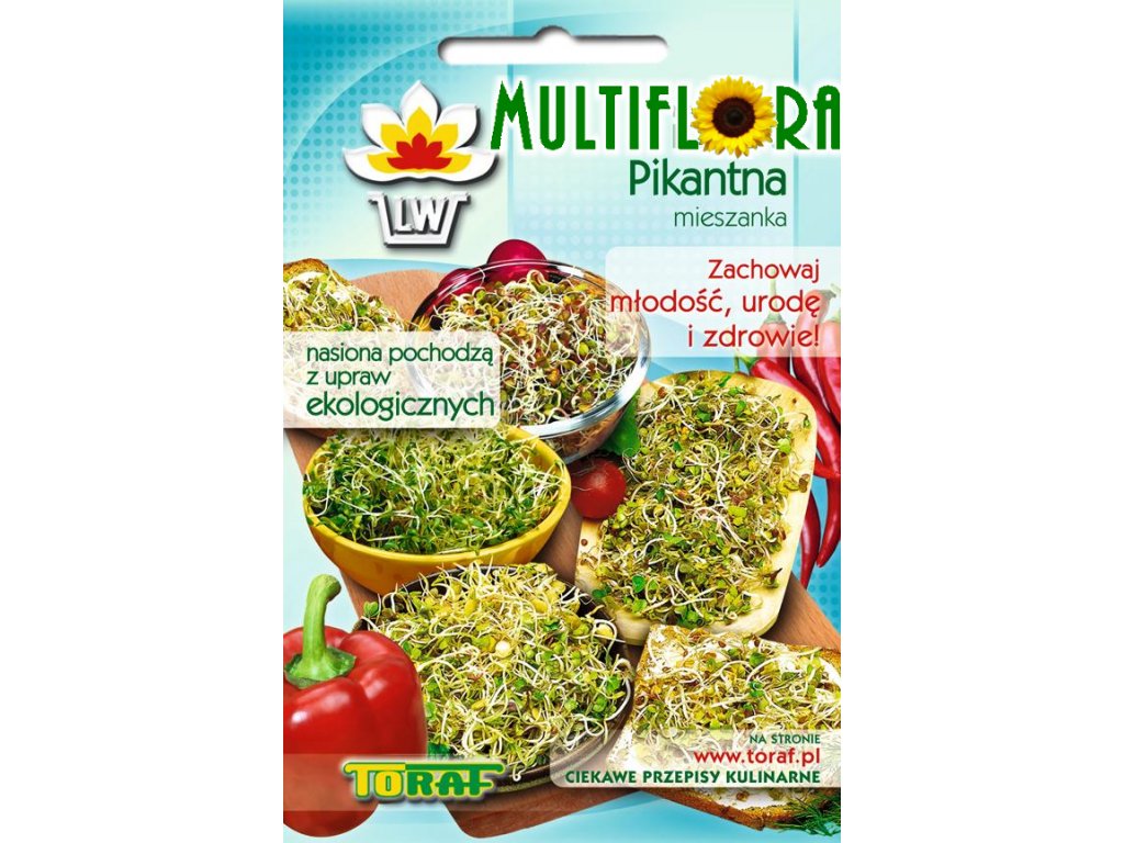 MultiFlora Pikantní směs - semena na klíčení 20 g