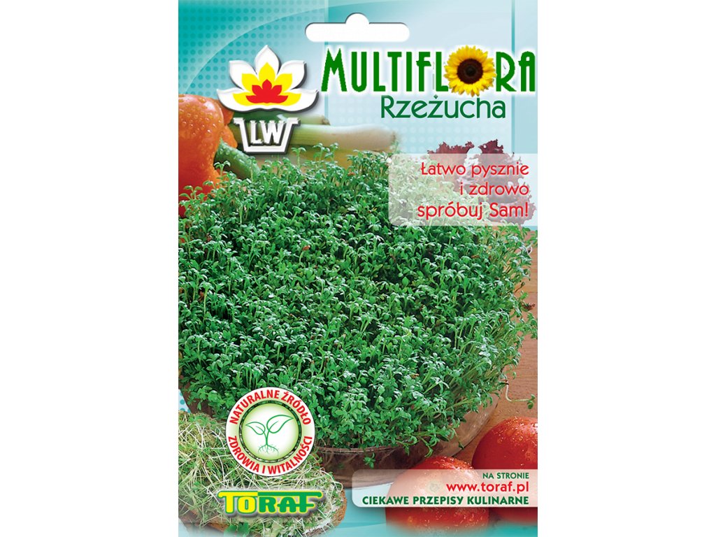 MultiFlora Řeřicha - semena na klíčení Balení: 30 g