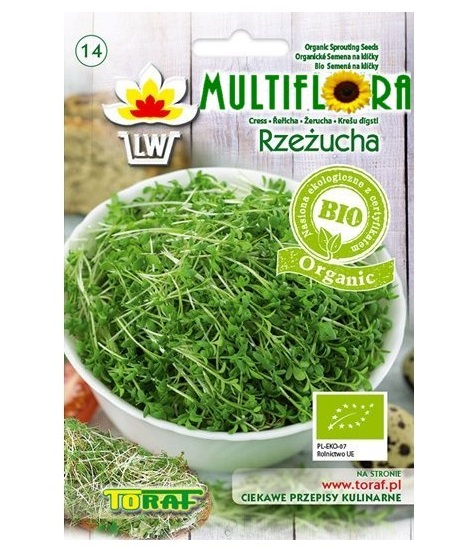 MultiFlora BIO Řeřicha - semena na klíčení 20 g