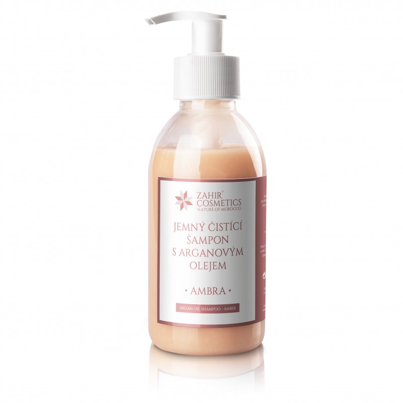 Zahir Cosmetics Jemný čistící šampon s arganovým olejem - AMBRA 200 ml