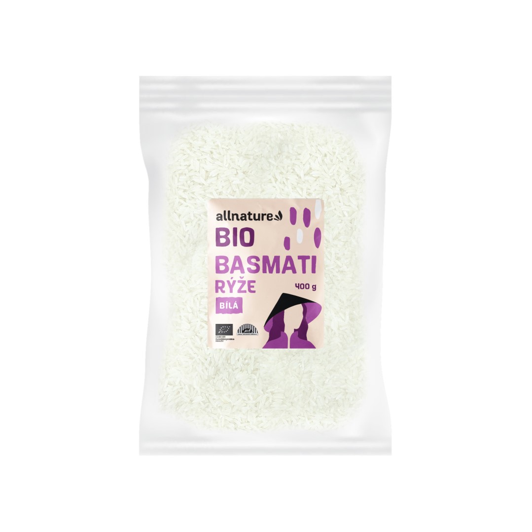 Allnature BIO Basmati rýže bílá 400 g