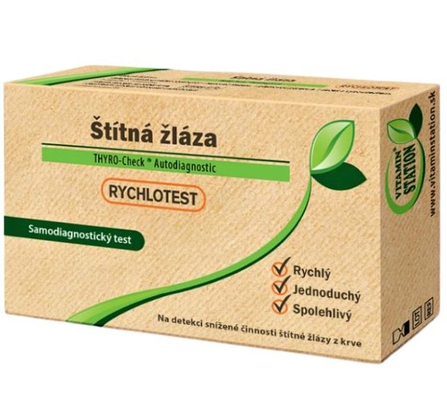 Vitamin Station Rychlotest Štítná žláza 1 ks