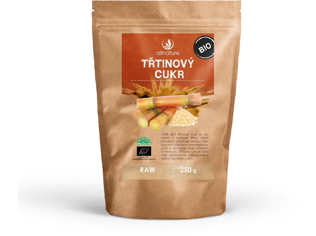 Allnature Bio Cukr třtinový 250 g