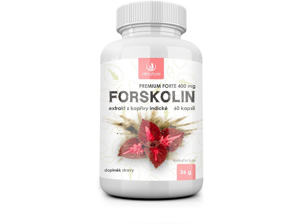 Allnature Forskolin Premium Forte 400 mg 60 kapslí