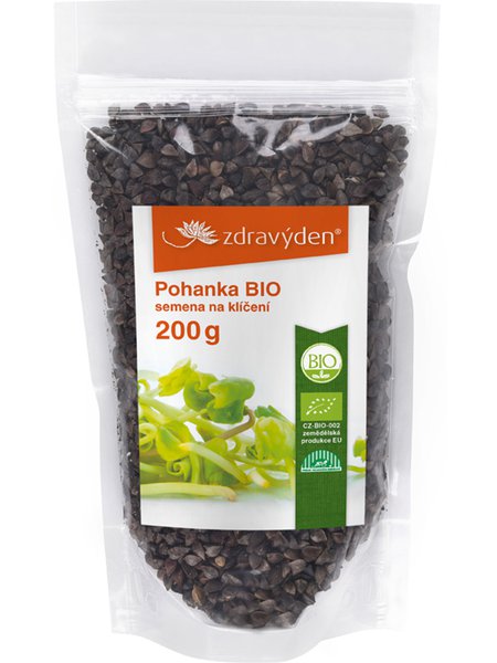 ZdravýDen® BIO Pohanka - semena na klíčení 200 g