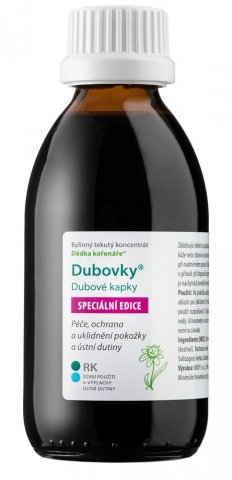 Dědek Kořenář Dubovky - dubové kapky Speciální edice RK SE Balení: 200 ml