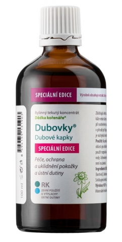 Dědek Kořenář Dubovky - dubové kapky Speciální edice RK SE Balení: 100 ml