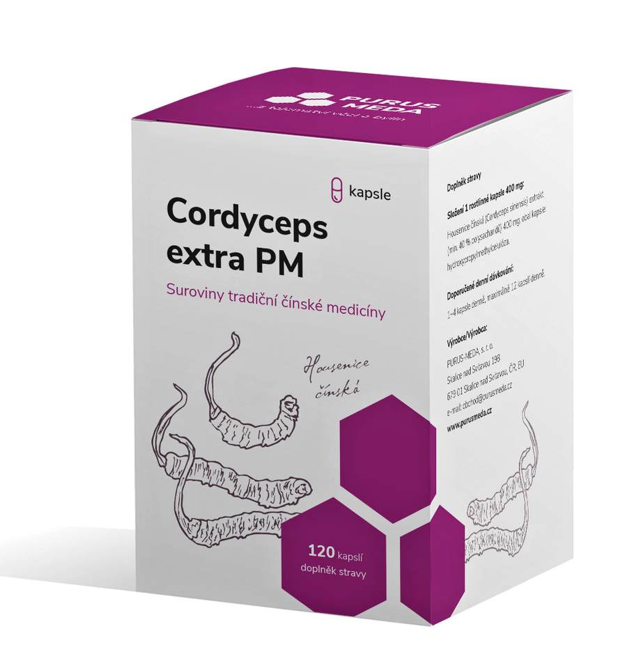 Purus Meda Cordyceps extra PM Balení: 120 kapslí