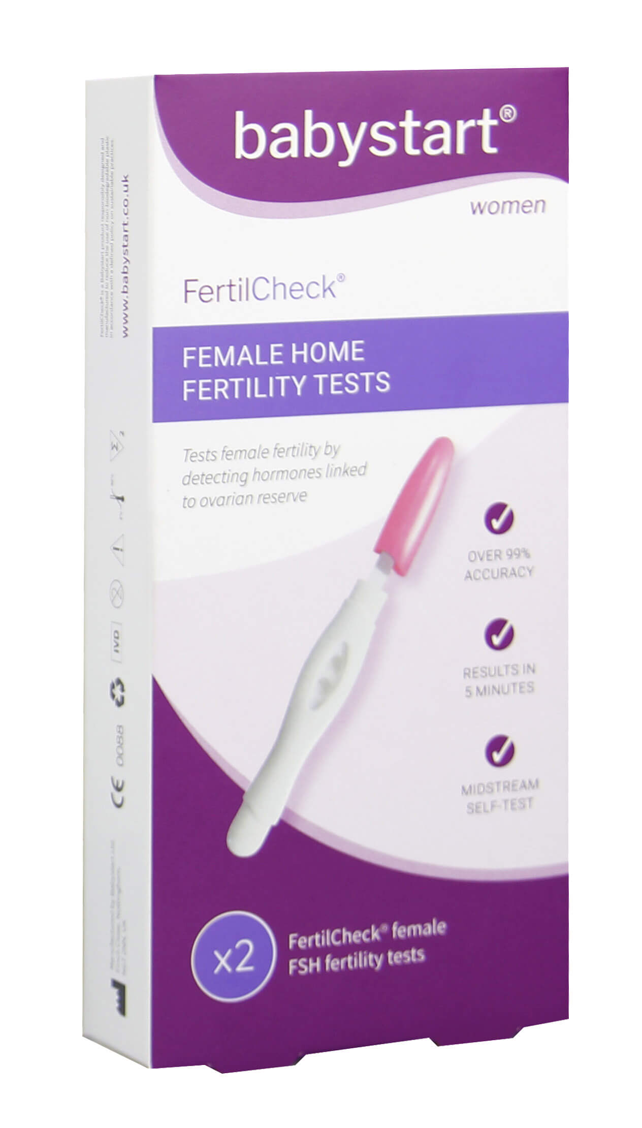 Babystart FertilCheck Test ženské plodnosti 2 ks