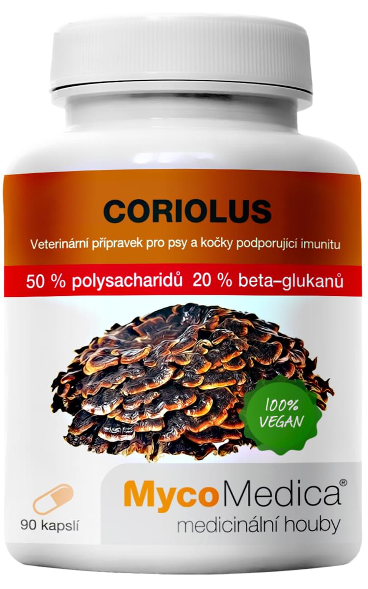MycoMedica Coriolus 50 % 90 kapslí