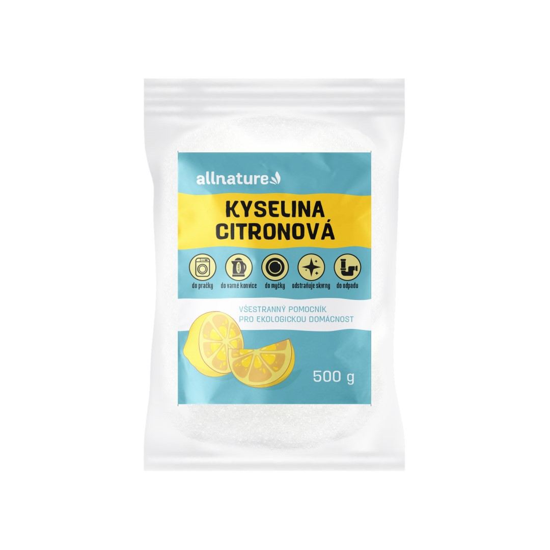 Allnature Kyselina citronová Balení: 500 g