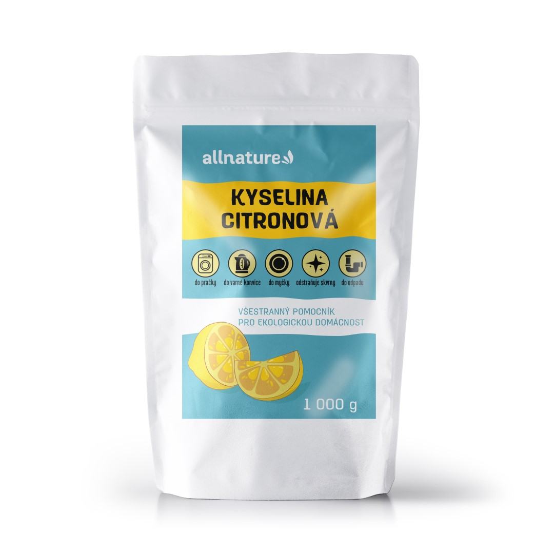 Allnature Kyselina citronová Balení: 1000 g