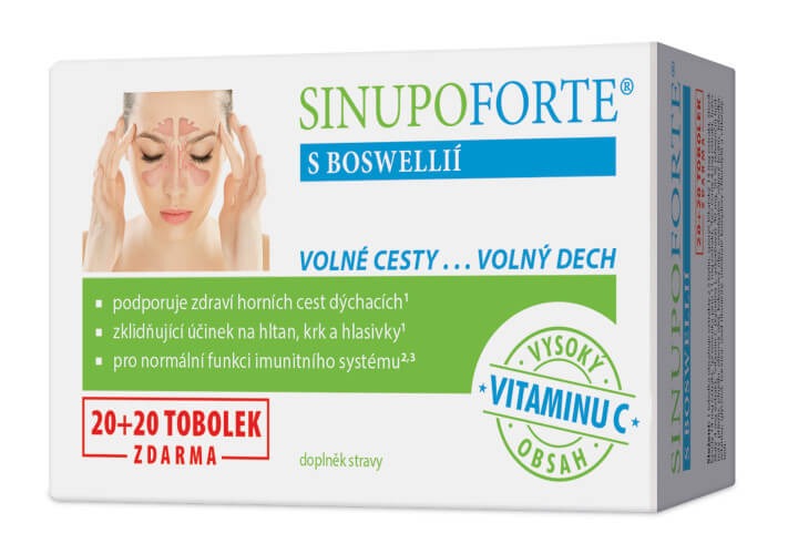 Simply You SINUPO Forte s Boswellií 20 tob. + 20 tob. ZDARMA