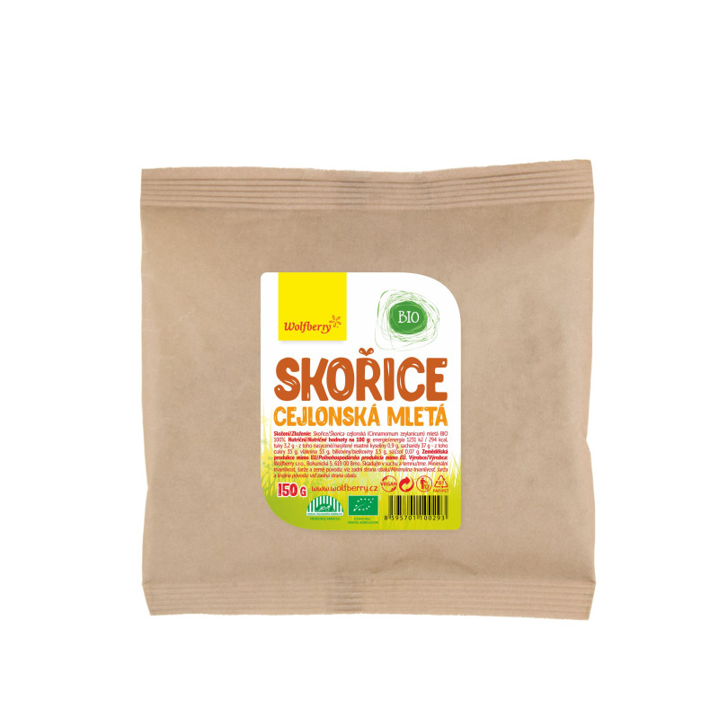 Wolfberry BIO Skořice cejlonská mletá 150 g