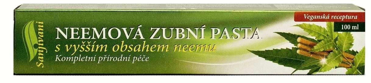 Sanjivani Neemová zubní pasta s vyšším obsahem neemu 100 ml