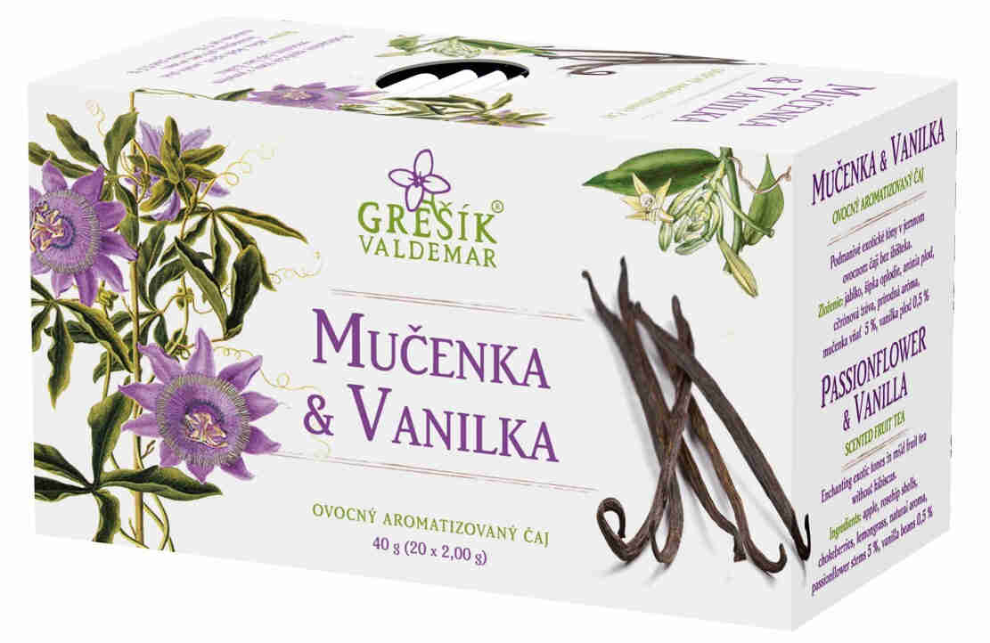Grešík Mučenka & Vanilka ovocný čaj n.s. 20x2g