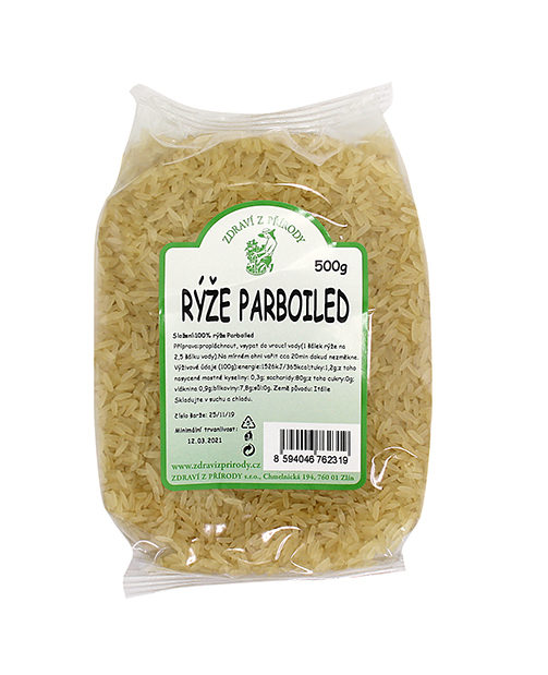 Zdraví z přírody Rýže parboiled Balení: 500 g