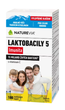 Naturevia Laktobacily 5 Imunita 180 kapslí