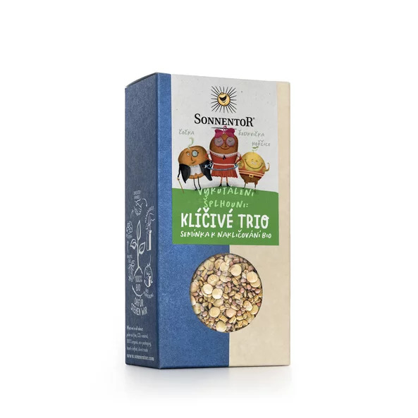 Sonnentor BIO Klíčivé trio - semínka k nakličování 120 g