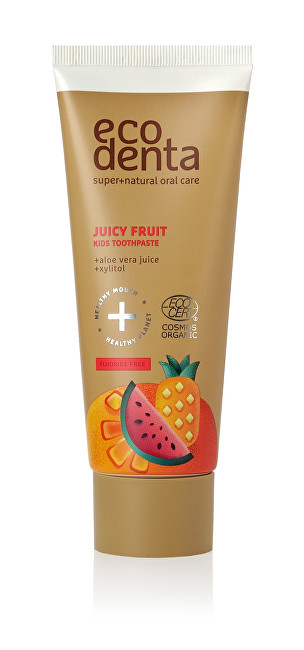 Ecodenta Zubní pasta pro děti s příchutí šťavnatého ovoce Juicy Fruit (Kids Toothpaste) 75 ml