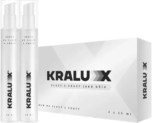 Kralux - sérum na vlasy a vousy 2 x 15 ml