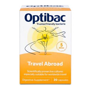 Optibac Travel Abroad (Probiotika při cestování) 20 kapslí