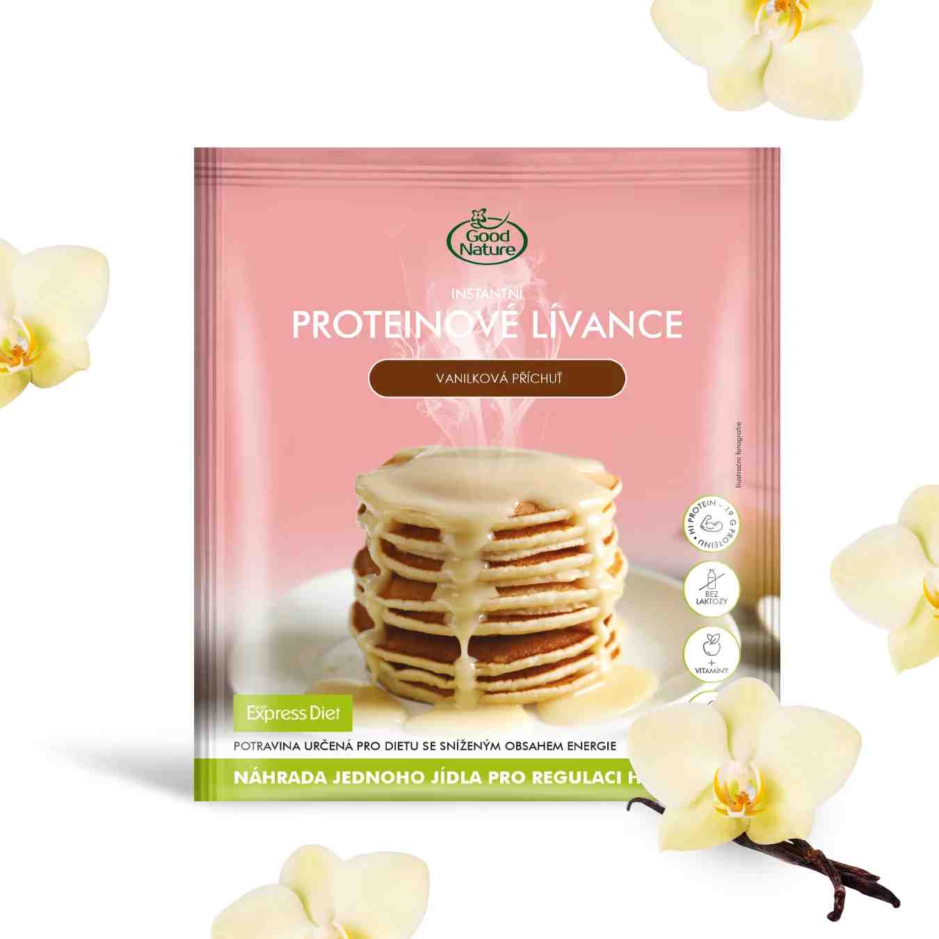 Good Nature Express Diet Proteinové lívance vanilkové 65 g
