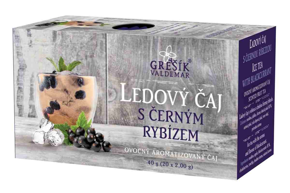 Grešík Ledový čaj s černým rybízem 20 x 2 g