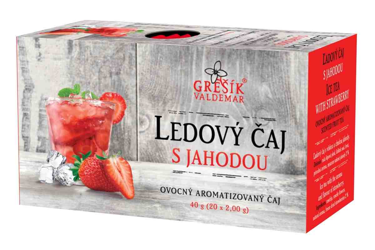 Grešík Ledový čaj s jahodou 20 x 2 g